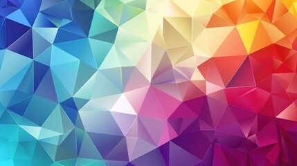 Obraz premium Stunning Geometric Triangle Background Vector: A Visual Symphony of Shapes and Colors. Explore the Fascinating World of Geometric Patterns and Their Creative Potential.