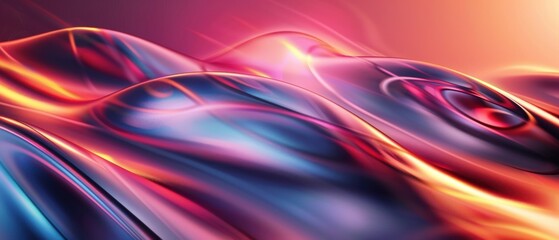 Naklejka premium Abstract Flowing Liquid Texture.