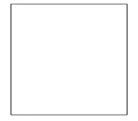 Obraz premium white square frame