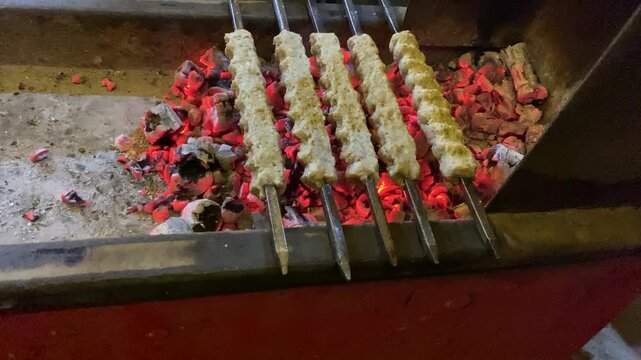 5 Chicken Seekh kebab Bar B Q Multan Pakistan 