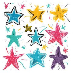 seamless pattern with stars