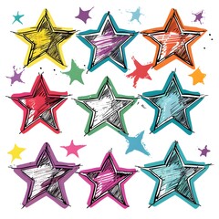 Obraz premium seamless pattern with stars