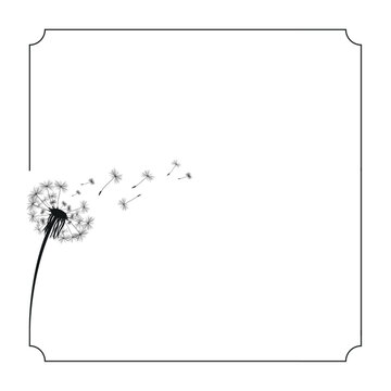 Obituary Frame Dandelion