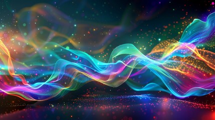 Fototapeta premium Dynamic Abstract Technology web Background with Particle Lines, abstract graphic, banner design, pattern design, web background template