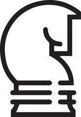 Horse icon symbol vector image Illustration