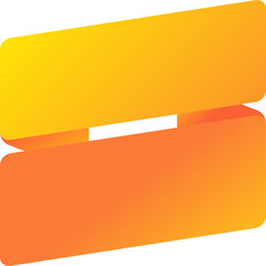 Speech bubble icon. Offer banner. Abstract shape.
