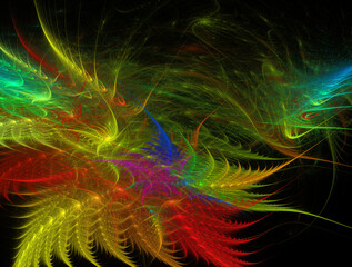 Imaginatory fractal abstract background Image