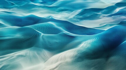 Fototapeta premium abstract blue background with waves