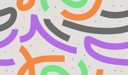 Abstract background with hand drawn pattern design