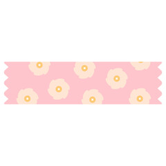 Cute washi tape illustration