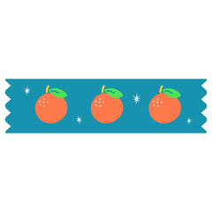 Cute washi tape illustration
