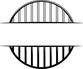 Grill grid icon. Silhouette style.