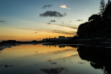 Caloundra’s Sunset Reflection