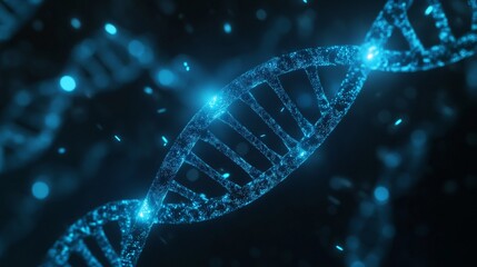 DNA Strand Macro Shot