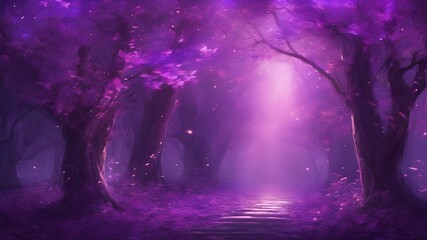 purple forest