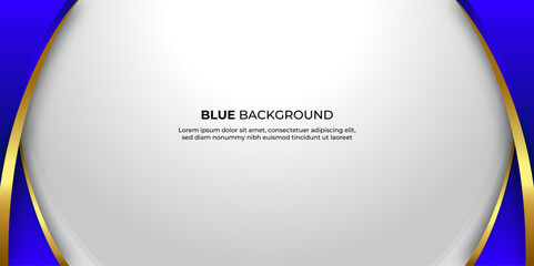Blue abstract background Curves and lines use for banner, cover, poster, wallpaper, design with space for text