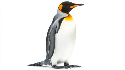 Fototapeta premium Penguin bird standing, isolated on transparent background