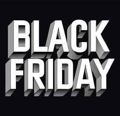 Black Friday Discount Time Hand Drawn Lettering for Banner Design
