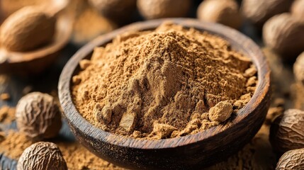 Fototapeta premium Nutmeg powder