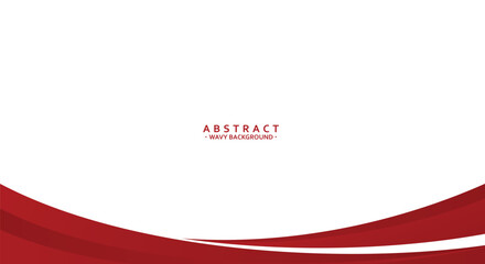 Abstract red wavy style for business background
