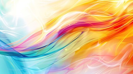 Obraz premium Abstract Colorful Swirling Background