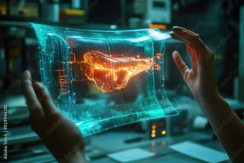 Poster transparent nanotech displays, revolutionizing device design with ultra-thin, lightweight interfaces