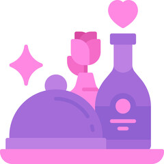 Dinner catering icon