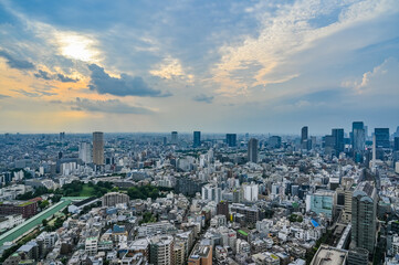 Fototapeta premium 日本の東京の都市風景