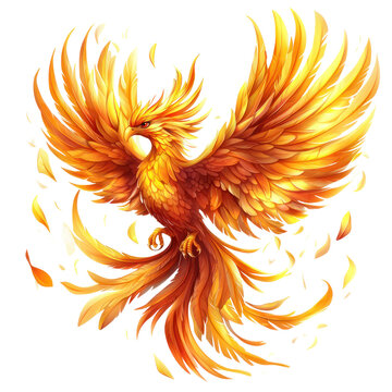 recommend clip art: phoenix clip art isolated on white background