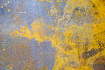 Abstract Close-Up of Rust and Weathered Metal Surface