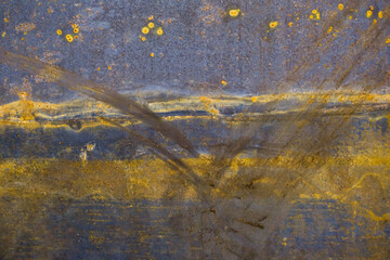 Timeworn Metal with Corrosion Patterns