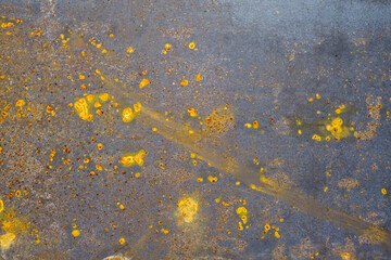 Close-Up of Rust on Metal Surface