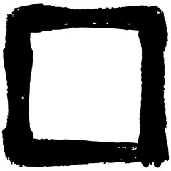 Obraz premium 四角フレーム_筆