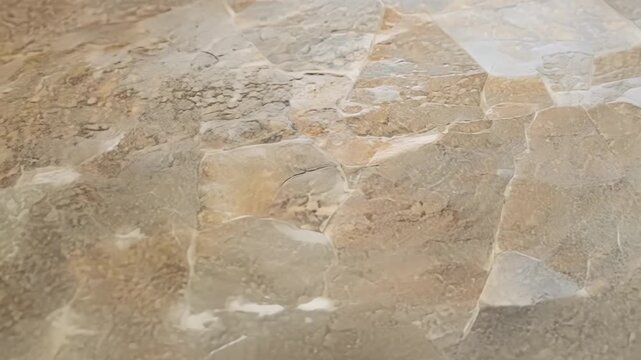 Transforming stone tile texture showcases a striking shift from grey to orange, highlighting the dynamic interplay of color