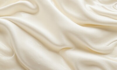 Obraz premium Creamy texture background, abstract waves and swirls