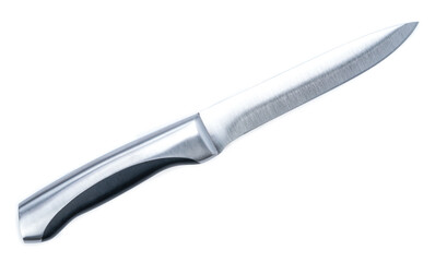 Paring Knife on white background, Utility Knife kitchenware for Chef isolate on white with clipping path.
