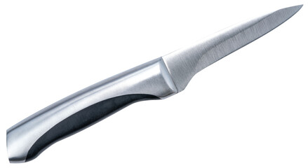Paring Knife on white background, Utility Knife kitchenware for Chef isolate on white PNG File.