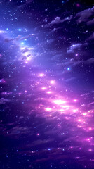 Fototapeta premium Starry sky like light band tech futuristic background image