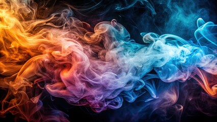 Obraz premium Abstract background of swirling smoke creating a mysterious and captivating atmosphere , smoke, abstract, background, texture