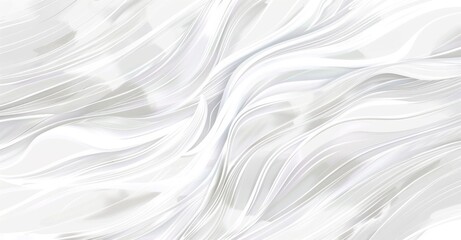 Fototapeta premium Abstract white wave pattern creating a soft and smooth texture with a sense of movement