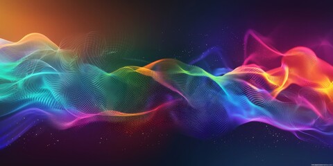 Obraz premium Dynamic Abstract Technology web Background with Particle Lines, abstract graphic, banner design, pattern design, web background template