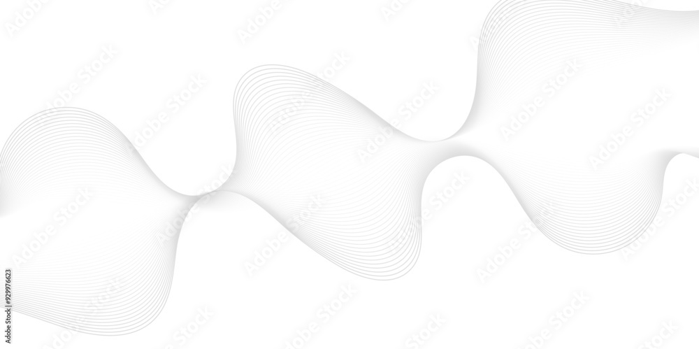 Poster abstract wave blend lines on transparent background. design for banner, wallpaper, background and ma
