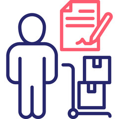 Supplier Contract Icon