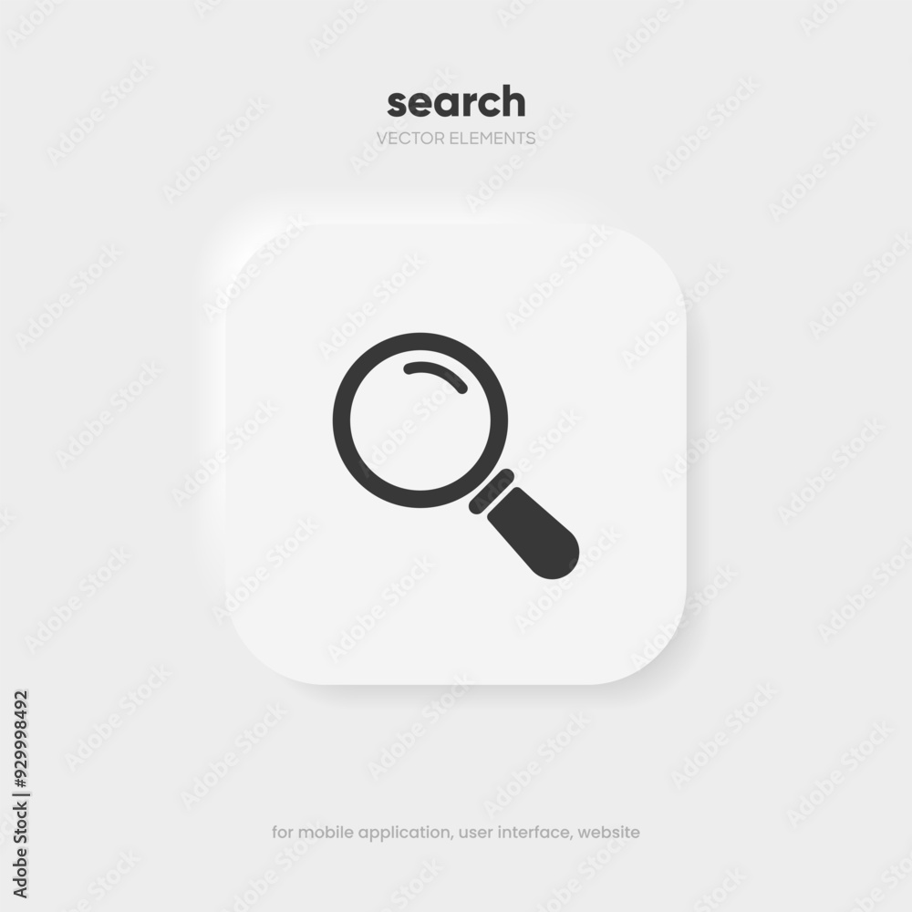 Poster Search Bar with suggestions for UI UX design and web site. Search Address and navigation bar icon. Collection of search form templates for websites. Search engine web browser window template.