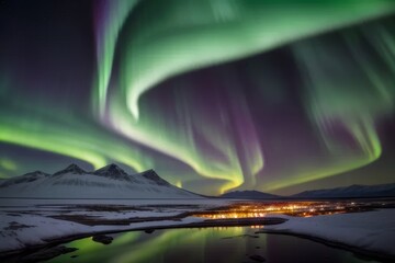 Night sky filled with clouds 