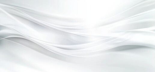 Abstract white background with soft lines and curves, featuring a light gray color and a diffused effect, creating an elegant and fluid atmosphere ideal for creative projects and presentations.