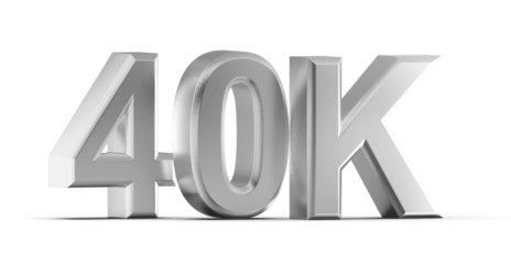 40K Follower 3D Render Silver