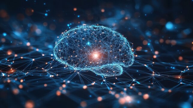 A digital brain made of light