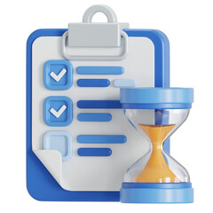 Task management 3D icons