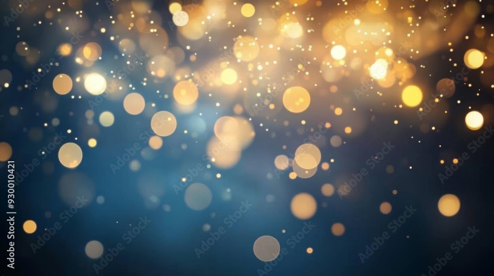 Poster light created by bokeh circles creates abstract backgrounds